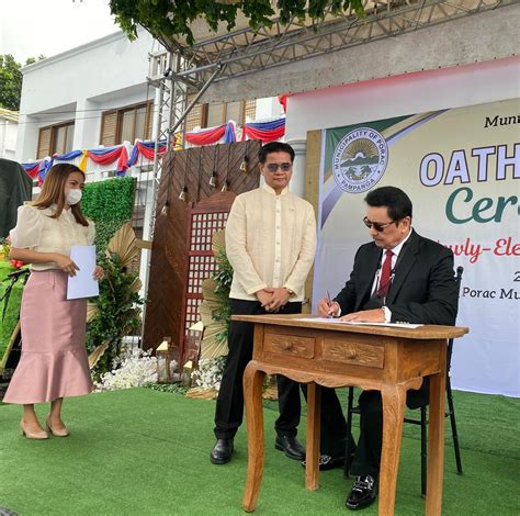 Porac Mayor Jing Capil takes oath – The Voice .